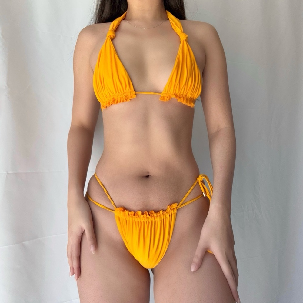 Janthee Bright Tangerine Bikini Set